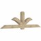 Ekena Millwork Redmond Rough Sawn Timber Gable Bracket, Douglas Fir, 108"W x 31 1/2"H x 6"D x 6"F, 7/12 Pitch GBW108X31X0606RED00RDF - alternate 2